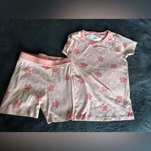 Pajamas set by Crewcuts size 10 little girls has a few hard-to-see stains as pic